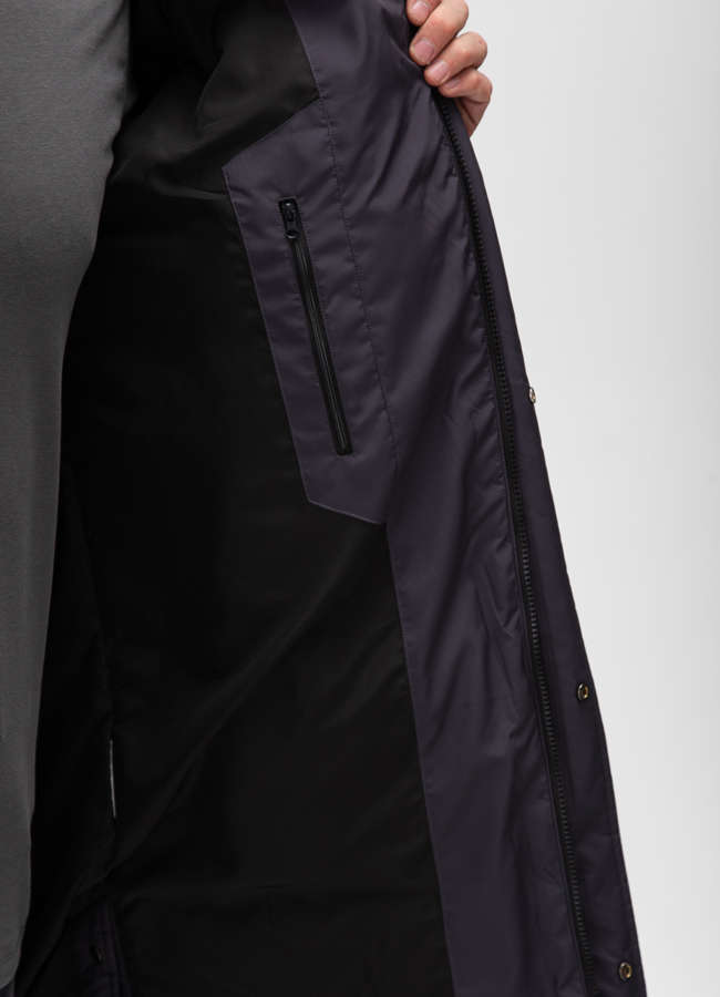 Мужской пуховик с капюшоном  модель № 27991 универмаг малина