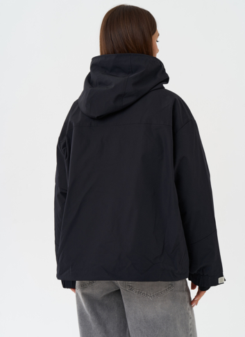 Двойная куртка с капюшоном