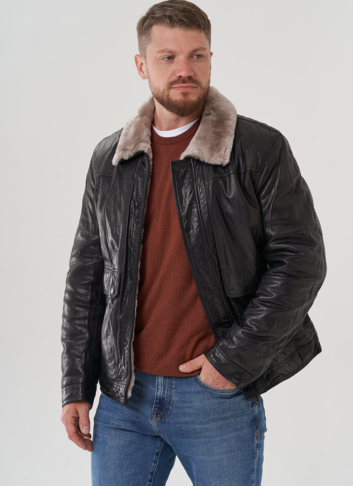 Куртка мужская из натуральной кожи 