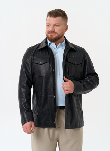 Мужская куртка из натуральной кожи