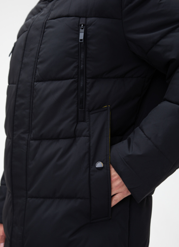 Мужской пуховик с капюшоном 