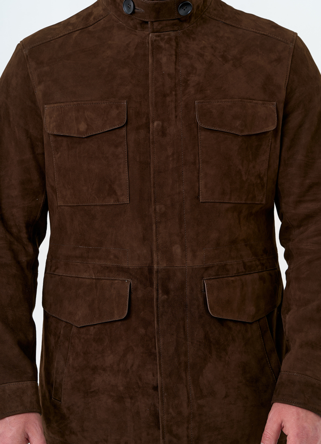 Мужская куртка из натуральной замши модель № 32744 универмаг малина