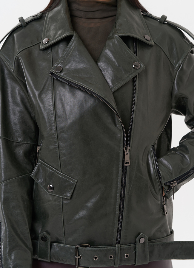 Косуха зеленая женская модель № 77877 в рассрочку