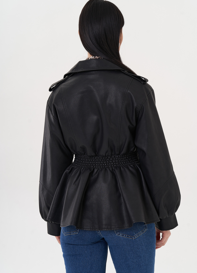 Куртка-косуха с резинкой по талии модель № 26968 универмаг малина