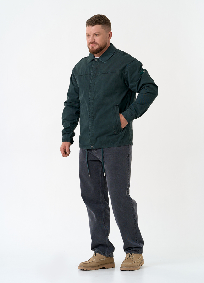 Мужская джинсовая куртка модель № 27356 в рассрочку