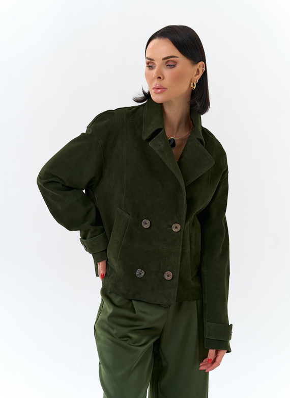 Женская куртка из натуральной замши