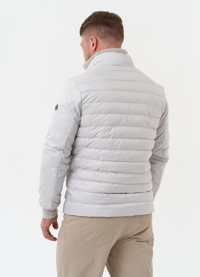 Мужская куртка серого цвета модель № 30210 универмаг малина