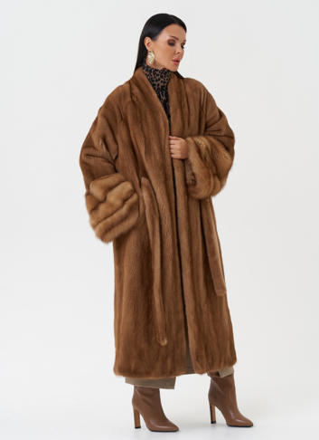 Женская шуба из скандинавской норки